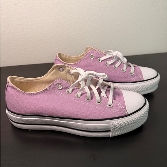Converse Women's Lavender Canvas Sneakers - Picture 2 of 4
